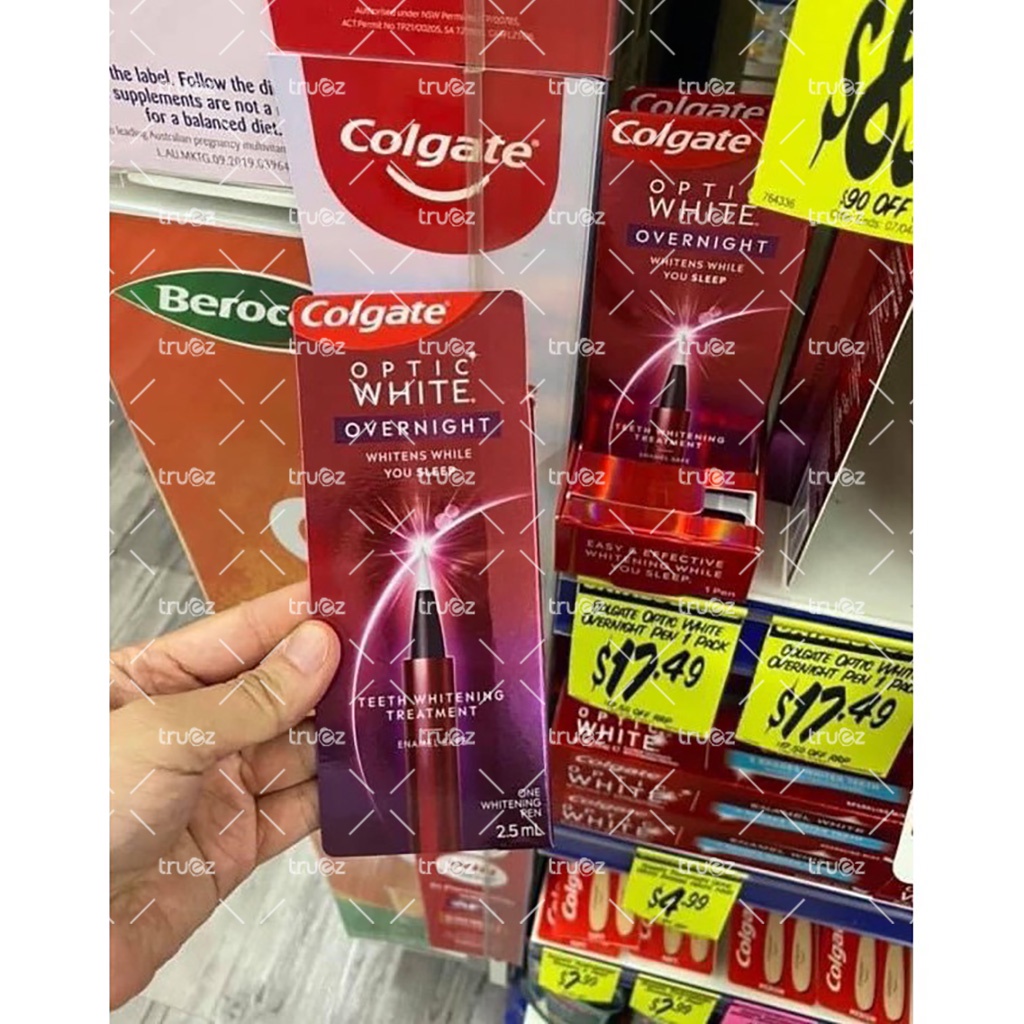 Bút làm trắng răng qua đêm Colgate 2,5ml [Chính hãng]