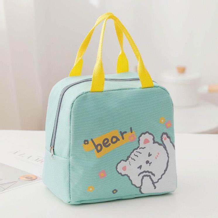 Túi giữ nhiệt đựng hộp cơm chai nước đựng đồ ăn hình thú dễ thương | BigBuy360 - bigbuy360.vn