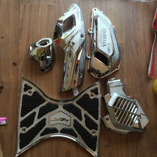 Combo 5 mon mạ crom xe sh 2017-2019