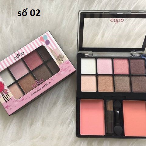 Set phấn mắt và má hồng ODBO Eyeshadow & Blush | BigBuy360 - bigbuy360.vn