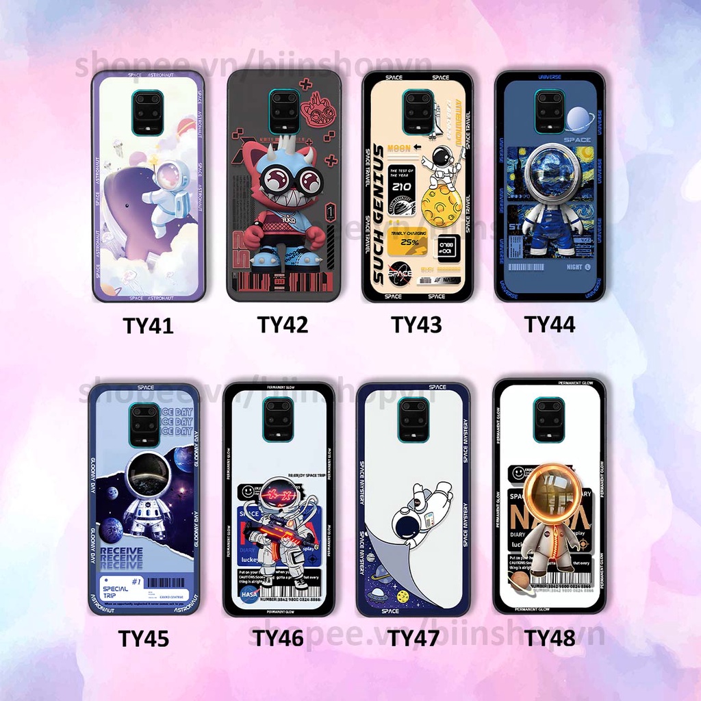Ốp Xiaomi Redmi Note 9 / Note9s / Note 9 Pro phi hành gia vũ trụ space.x siêu đẹp, thời trang