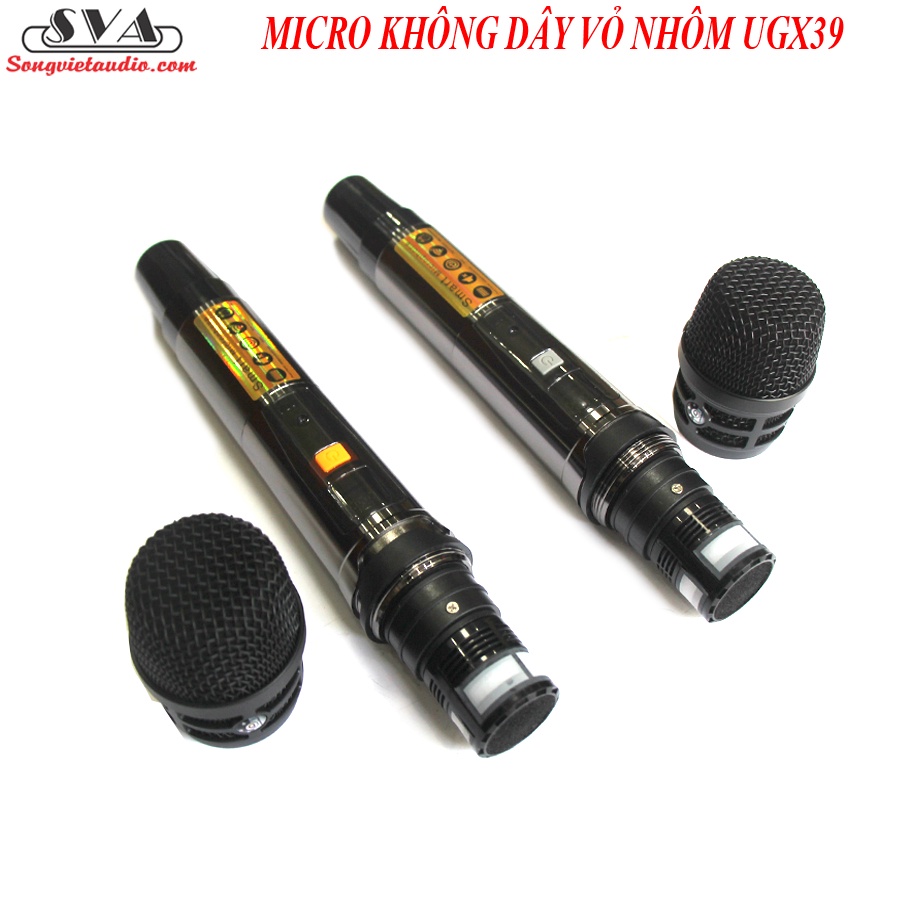 MICRO KHÔNG DÂY LOA KÉO UGX39 - THÂN NHÔM