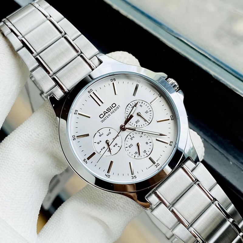 Đồng hồ nam Casio Anh Khuê MTP-V300D-7AUDF