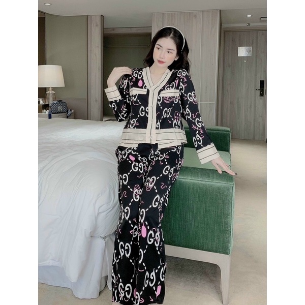 ĐỒ BỘ PIJAMA VẢI MANGO HÀNG THIÊT KẾ