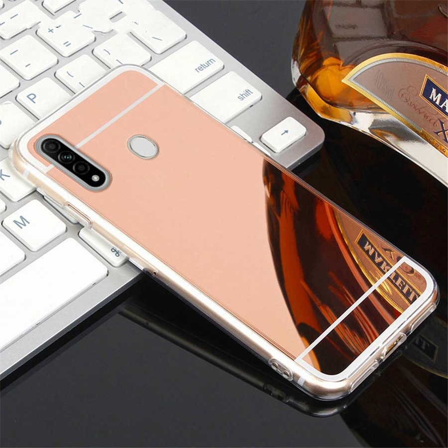 Ốp Điện Thoại Tpu Tráng Gương Cho Realme 5 5i 5s 3 Pro Realme C3 Reno 2 2Z 2F