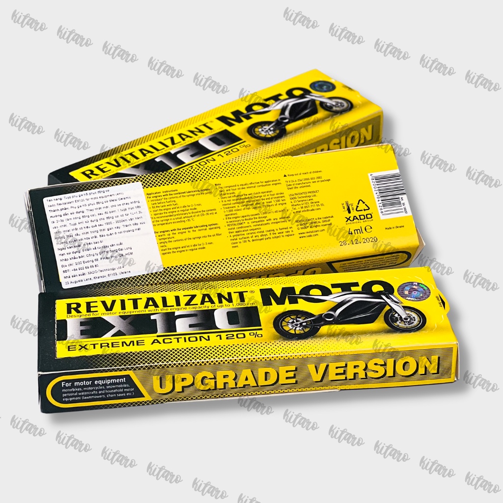 XADO EX120 Revitalizant for Moto - Chất phục hồi động cơ xe máy