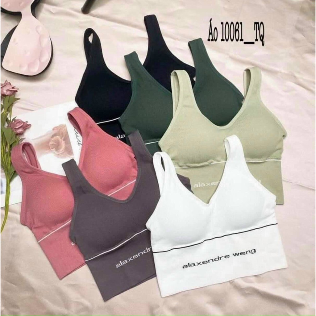 Áo Bra GYM YOGA bra thể thao dáng crotop hàng xịn giá rẻ alaxendre weng - Thế giới đồ tập HD