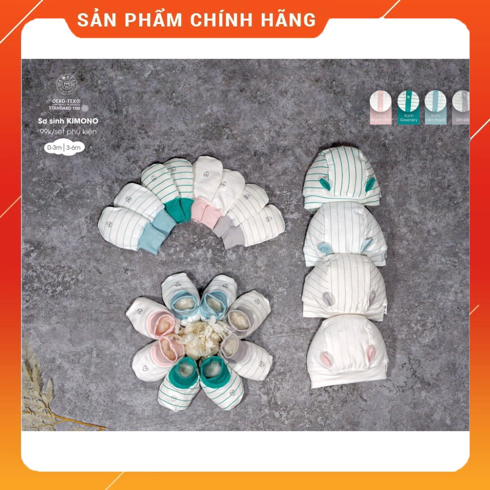 Set Phụ Kiện Mũ, Bao Tay Bao Chân Hrnee Modal mã LIC11LAIXM