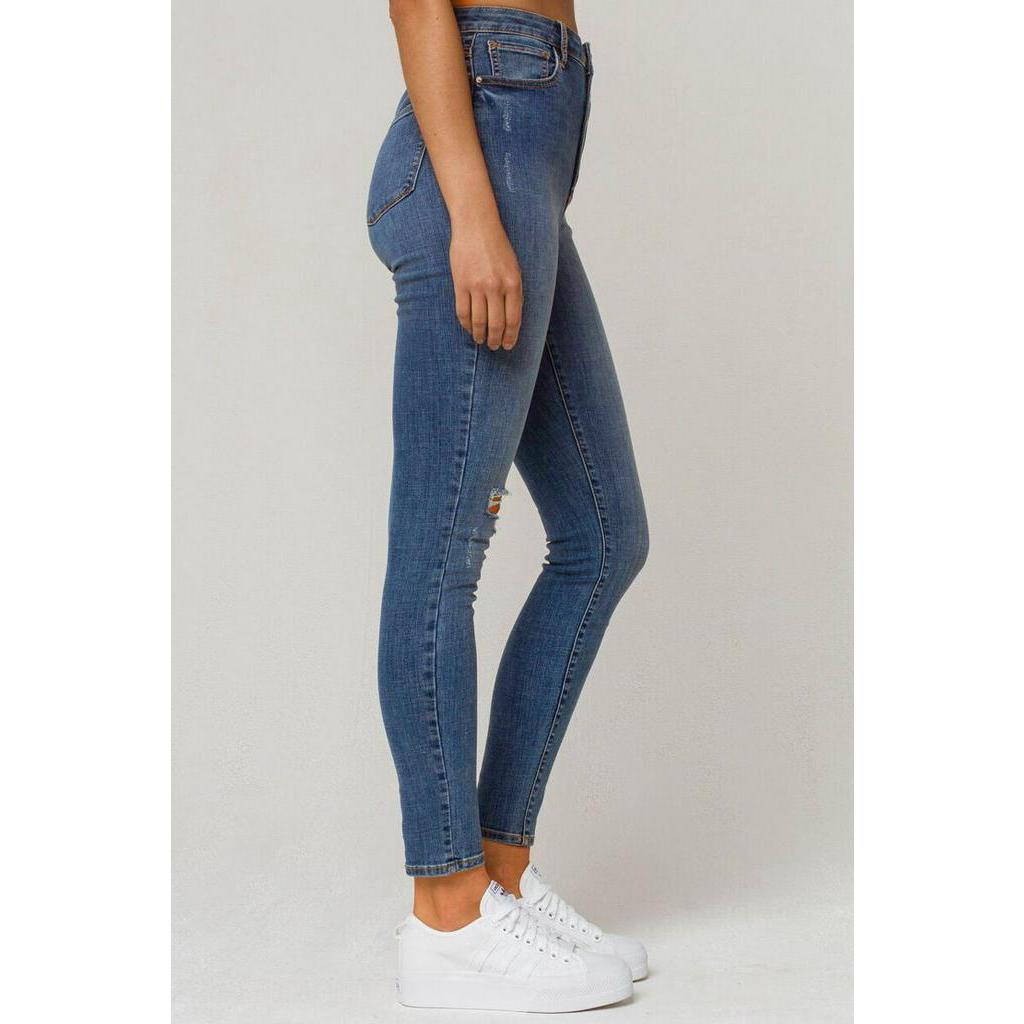 Quần jeans rách một bên gối RSQ