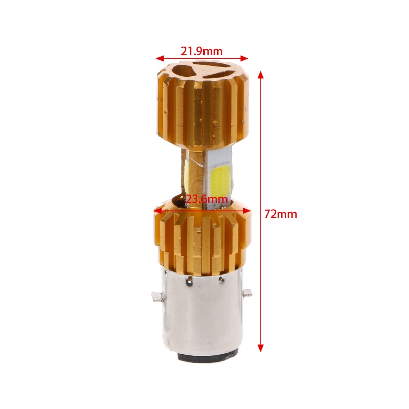 Bóng Đèn Pha LED 18W Hi / Lo Chuyên Dụng Cho Xe Mô Tô