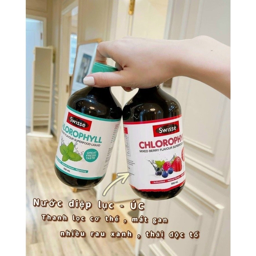 Nước Diệp Lục Swisse Chlorophyll 500ml