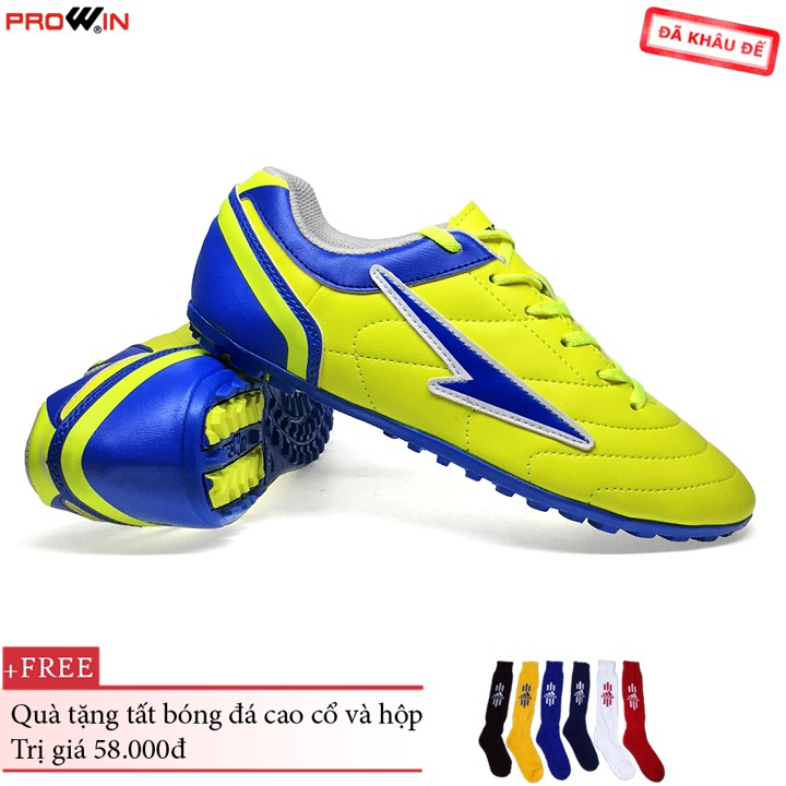 Giày đá bóng Prowin cao cấp vàng chanh - nhà phân phối chính từ hãng