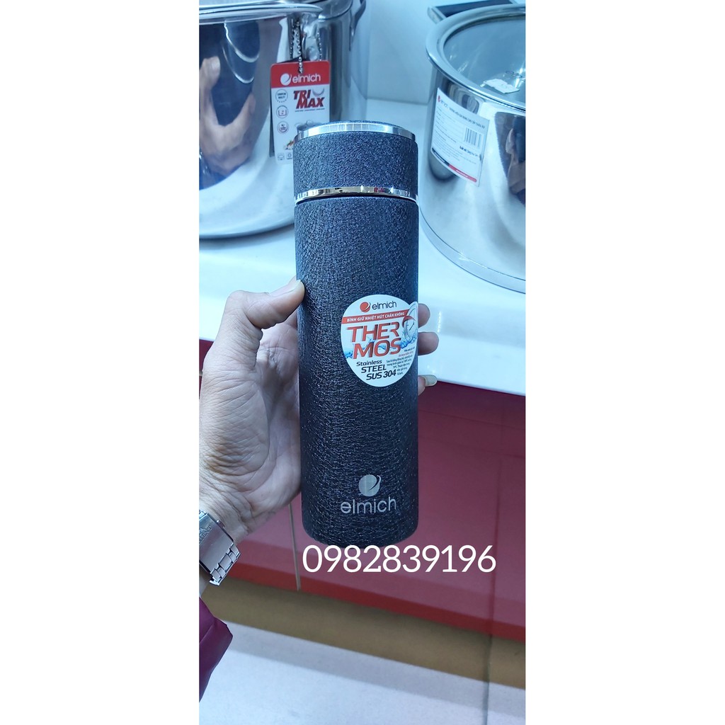 BÌNH GIỮ NHIỆT ELMICH INOX 304 420ML EL3667