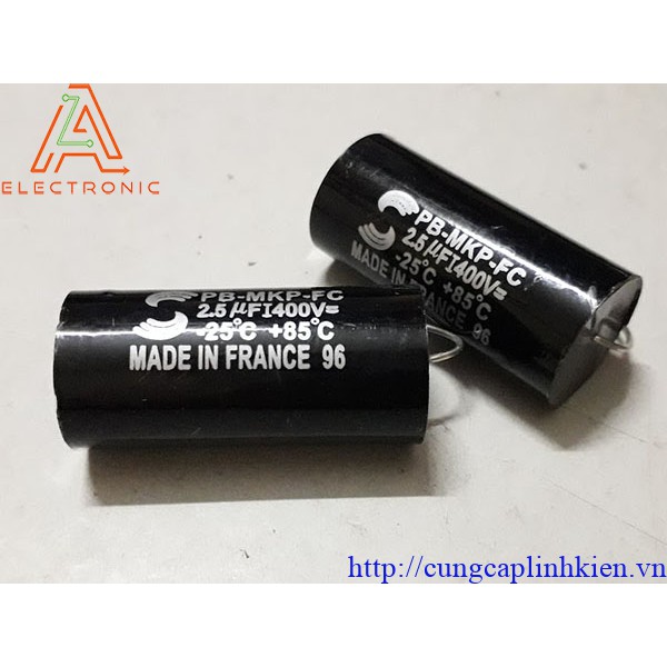Tụ Solen MKP 2.5uF 400V G2-E3Tụ Solen MKP 2.5uF 400V G2-E3