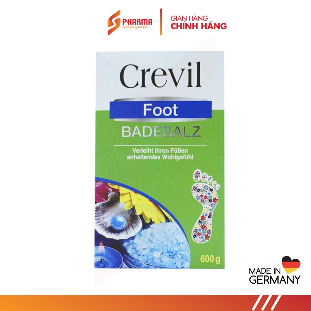 Muối ngâm chân CREVIL FOOT BADESALZ 600G - ĐỨC