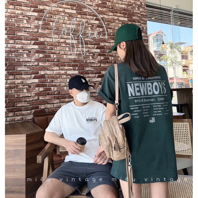 áo thun chữ new boys