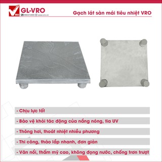 Gạch lát VRO gạch lát sàn mái tiêu nhiệt gạch lát sân vườn gạch trang trí VRO (GL-VRO)