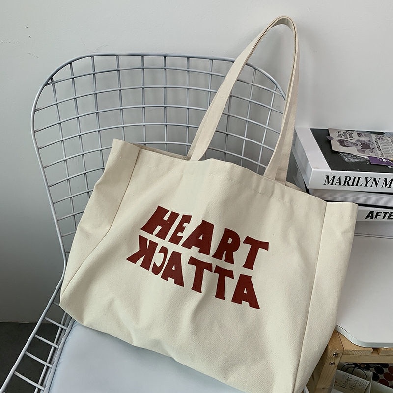 Túi vải Cỡ Lớn Phong Cách Hàn Quốc Mới