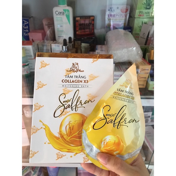 Tắm Trắng Collagen X3 Saffron