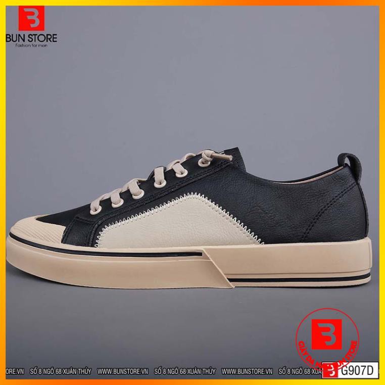 TOP Giày Nam cao cấp Bun Store - Giày da nam thời trang Sneaker trẻ trung, phong cách G907D