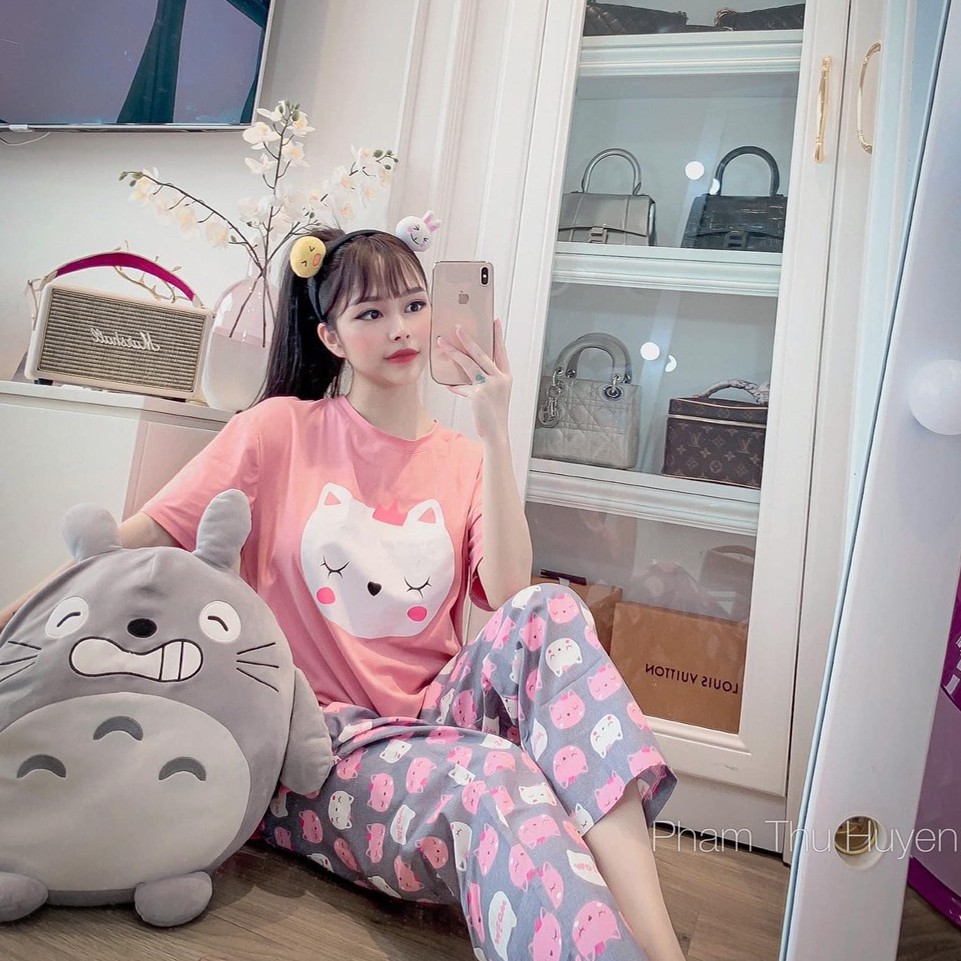 Bộ Ngủ Hoạt Hình Siêu Yêu Bộ Nữ Bộ Mặc Ở Nhà | BigBuy360 - bigbuy360.vn