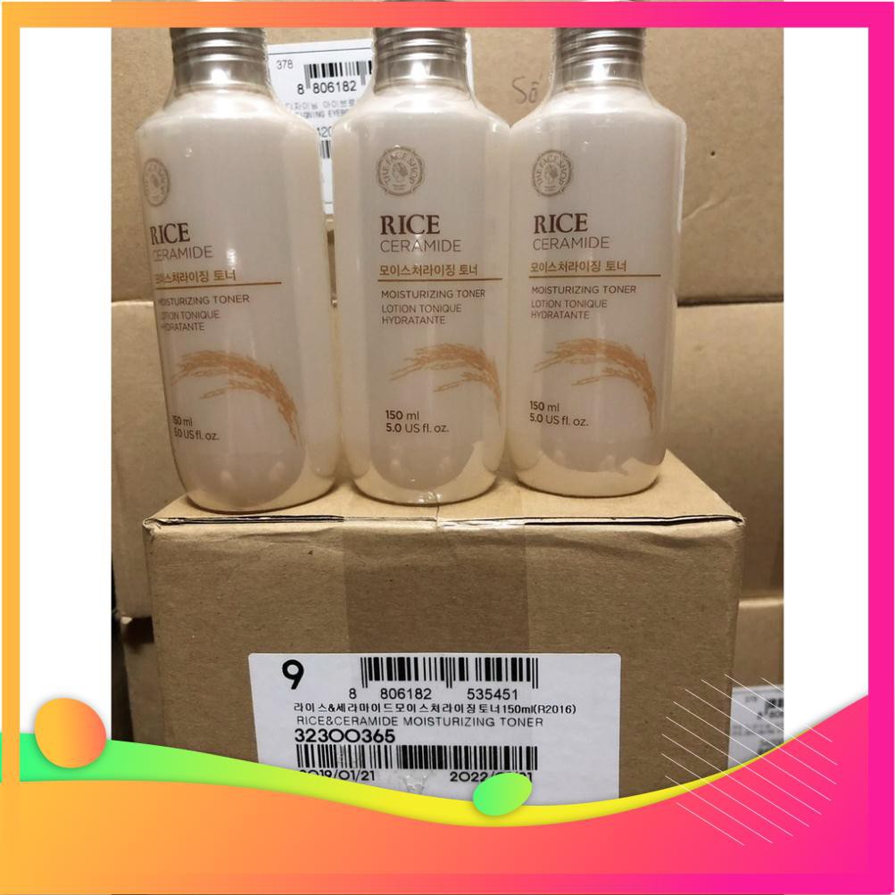 bimshop89 Nước hoa hồng gạo The Face Shop Rice Ceramide Moisture Toner