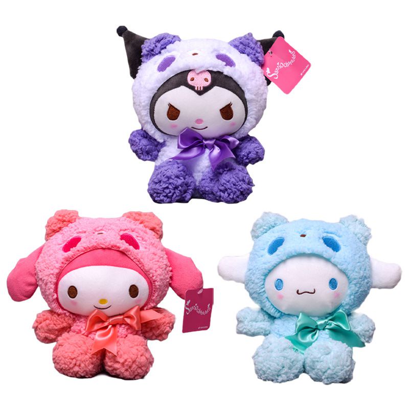 Thú Nhồi Bông Hình Cinnamoroll Kuromi Sanrio Đáng Yêu