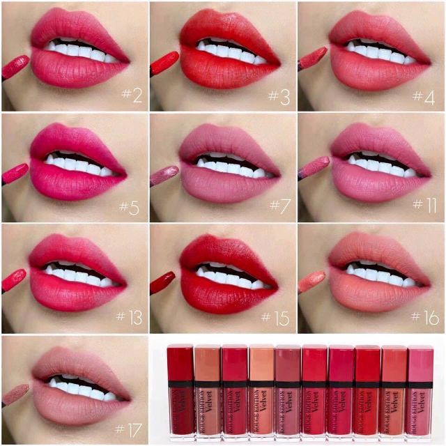 Son Bourjois Rouge Edition Velvet--Cam kết chuẩn Auth