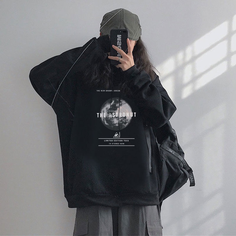Áo Hoodies Có Nón Dài Tay In Hình Thời Trang Mới