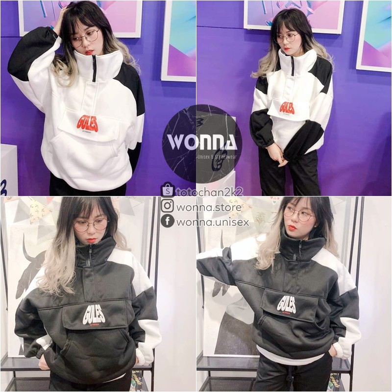 [ORDER] (Ảnh Thật 4 Tấm Cuối) Áo Khoác - Hoodie GULES Oversize Unisex Ulzzang | BigBuy360 - bigbuy360.vn