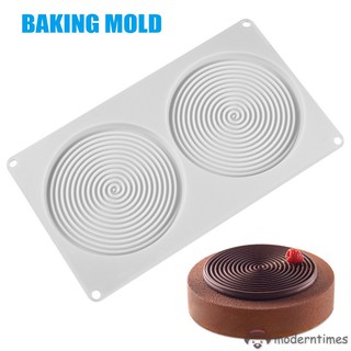 Khuôn Silicon Làm Bánh 2 Ngăn Tạo Hình Nhang Muỗi Độc Đáo