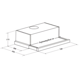 Máy hút mùi Faster-SYP 7003-âm tủ-cảm ứng-70cm-lực hút 850m³/h-máy hút khói,khử mùi,bền,đẹp,chính hãng,giá rẻ-bh 24T