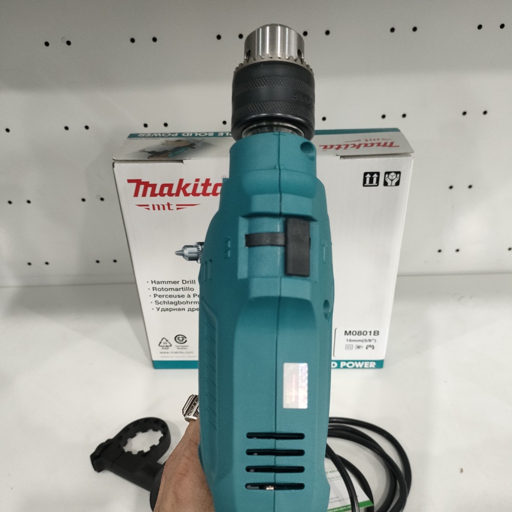 CHÍNH HÃNG - Máy khoan động lực cầm tay 500W Makita M0801B đầu kẹp 13mm