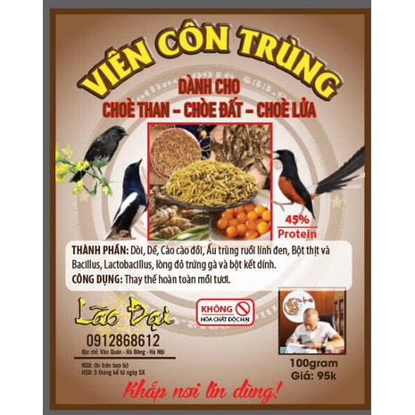 Cám Choè Than Choè Lửa Lão Đại gói 200g