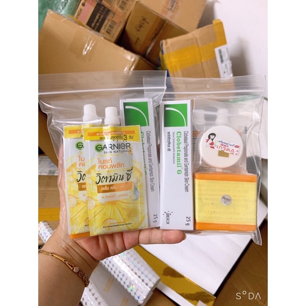 Kem nám thái lan clobetamilg màu vàng