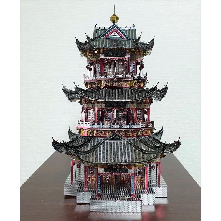 Mô Hình Kim Loại 3D Piececool Bảo Tháp Juyuan (chưa ráp)