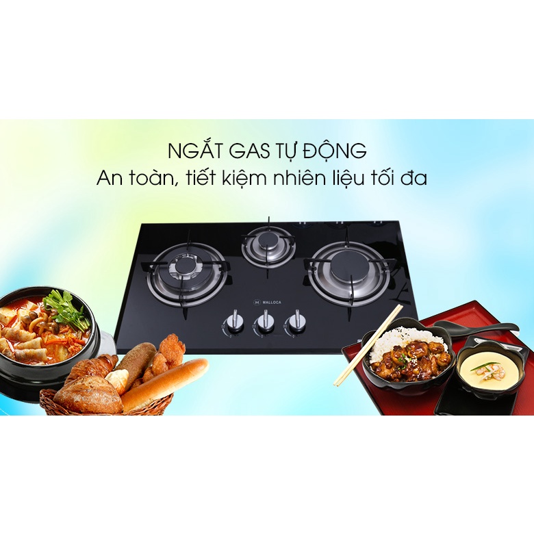 Bếp ga âm Malloca GHG 733B NEW