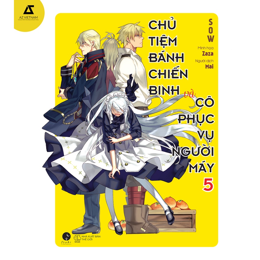 Sách Chủ tiệm bánh chiến binh và cô phục vụ người máy - Lẻ tập 1 2 3 4 5 6 - Light Novel - Tsuki Lightnovel