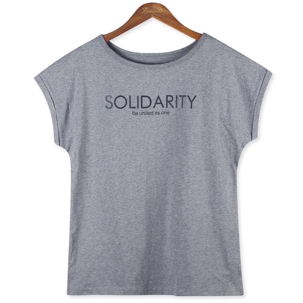 Áo thun tay ngắn dáng rộng thời trang mùa hè cho phụ nữ trung niên