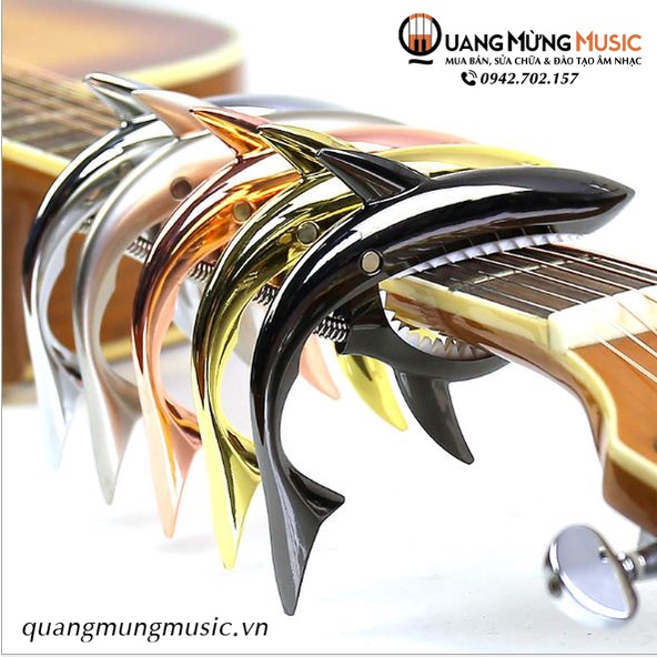 [GIÁ HỦY DIỆT] Capo Guitar Cá Mập Baby Shark - Capo Acoustic và Classic