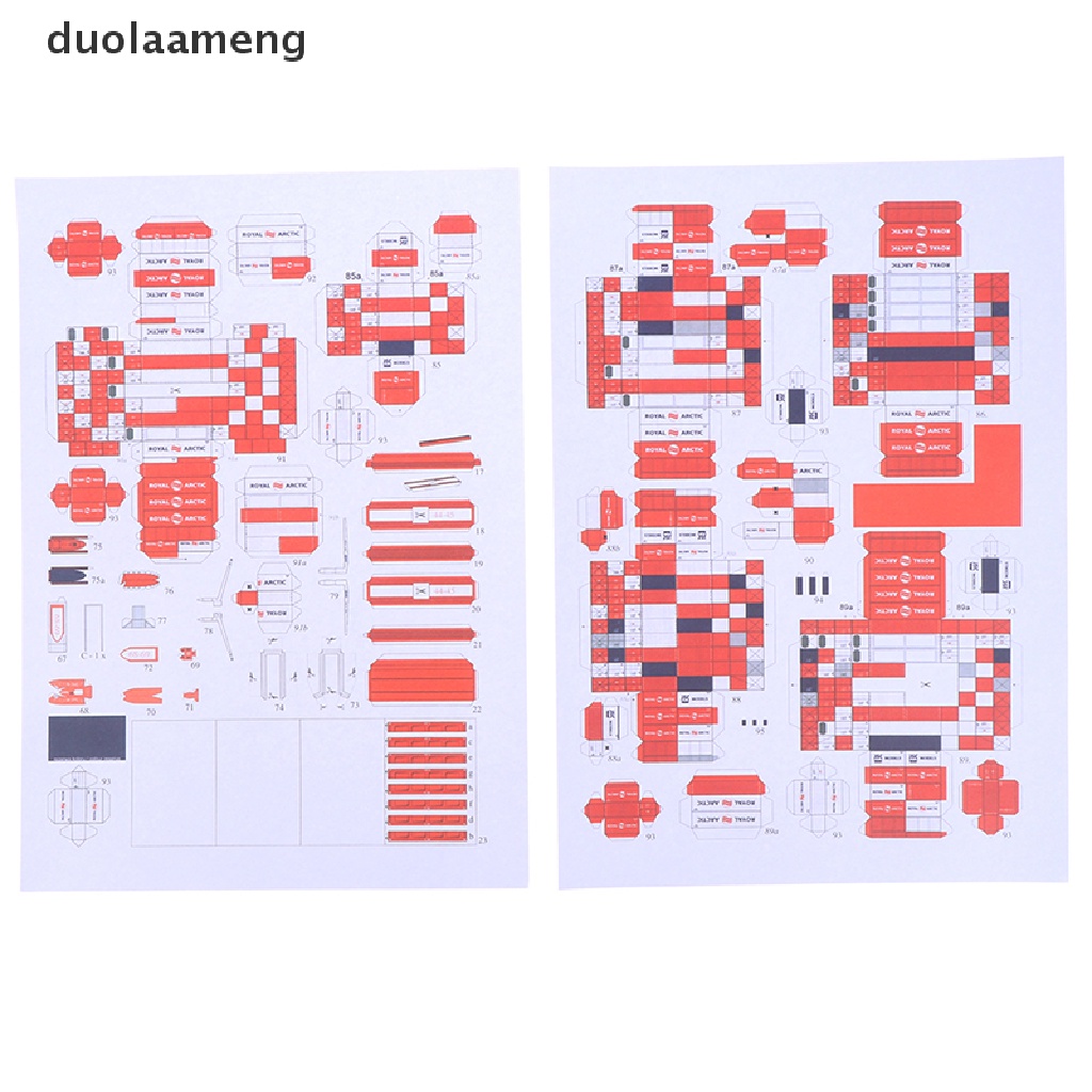 Mô Hình Tàu Chiến MARY ARCTICA Bằng Giấy Tỉ Lệ 1: 400