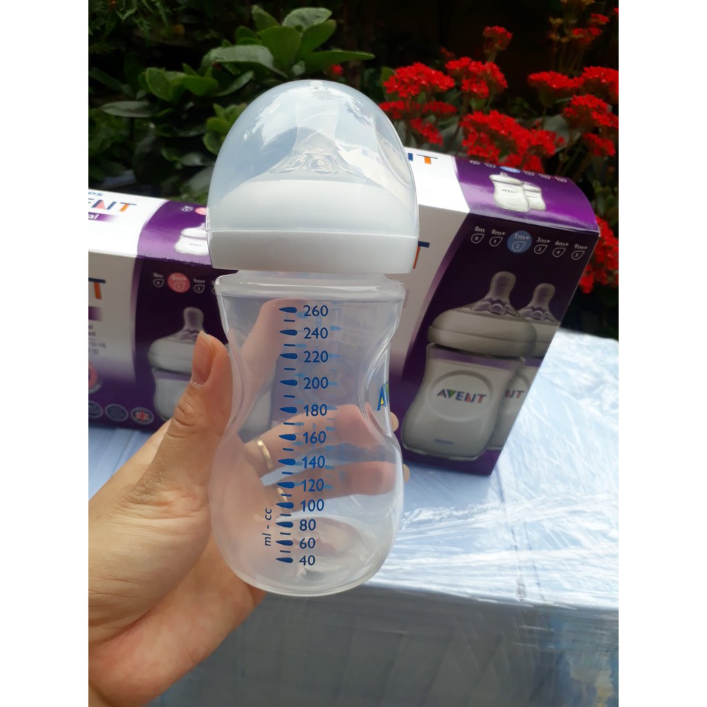 Bình sữa Philips Avent mô phỏng tự nhiên 125ml, 260ml