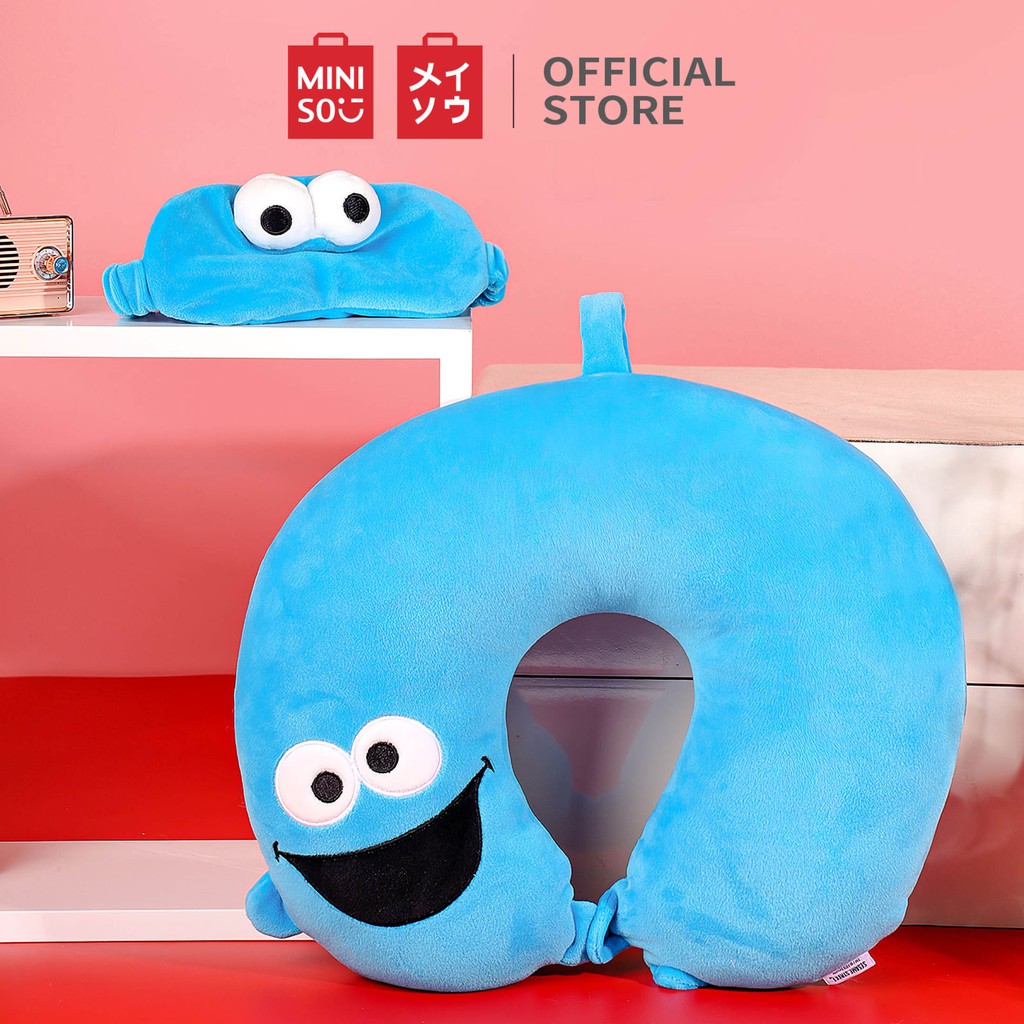 Miniso Gối Kê Cổ Chữ U Kèm Bịt Mắt 2 Trong 1 Tiện Dụng Khi Đi Du Lịch