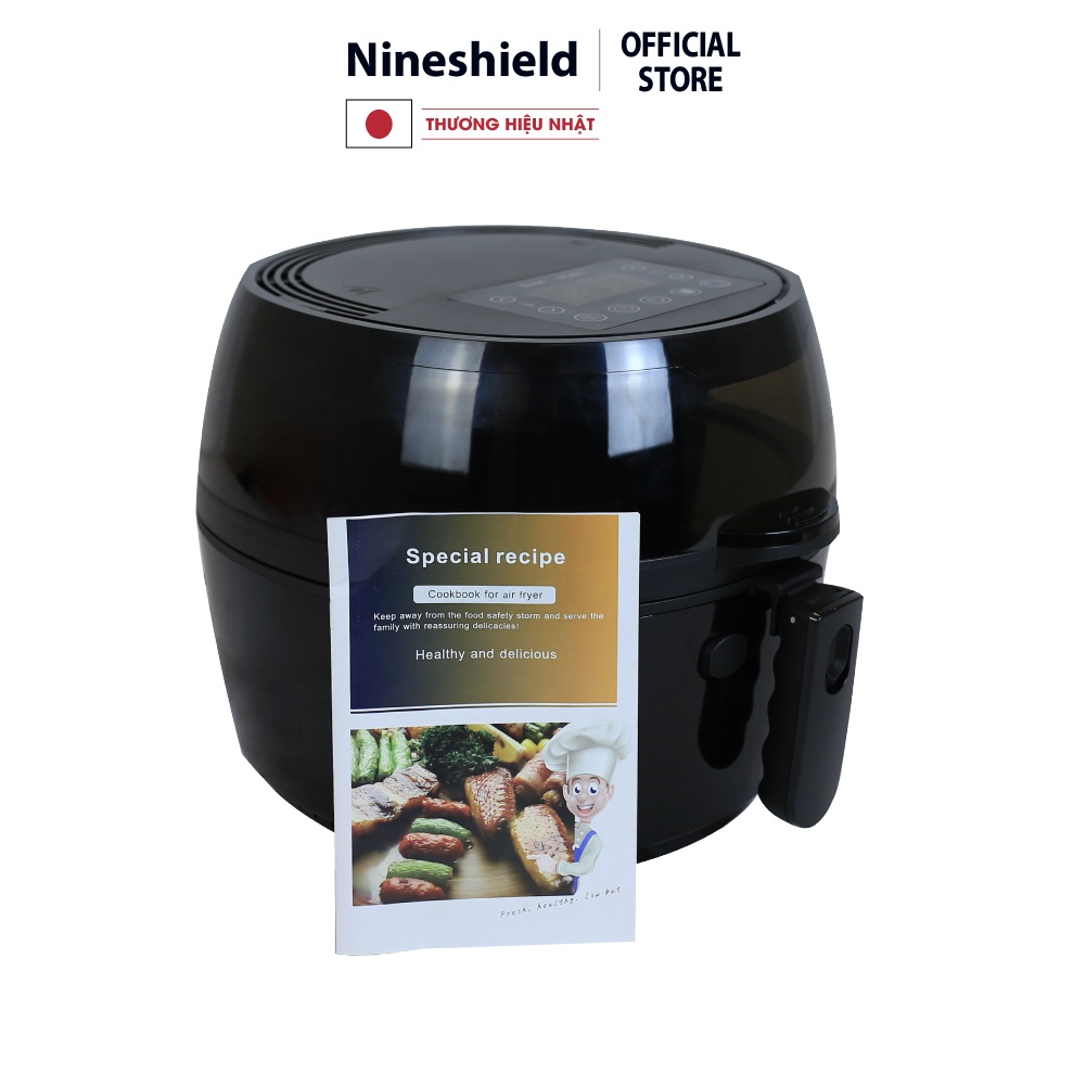 Nồi Chiên Không Dầu Nineshield 8L Điện Tử KB6001