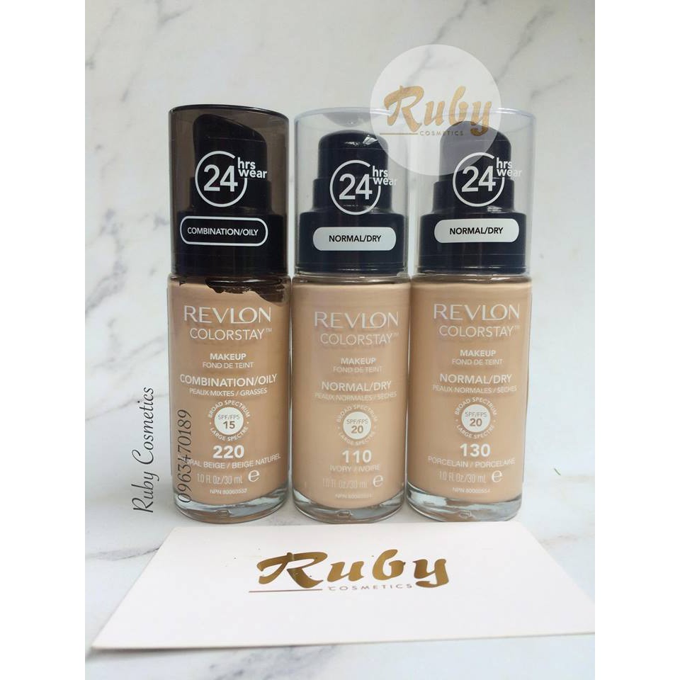 Kem Nền Revlon Colorstay 24hrs Makeup SPF15 (30ml) [Da Khô & Da Dầu]