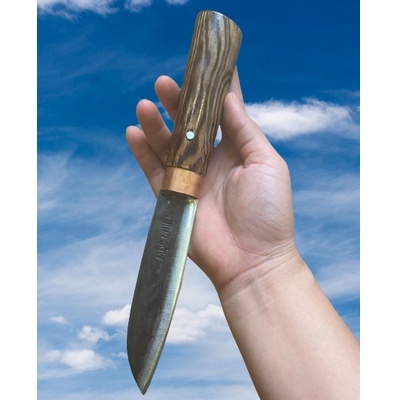 Dao gọt hoa quả Mộc Nhiên Blades hàng rèn thủ công từ nhíp xe ô tô sắc bén