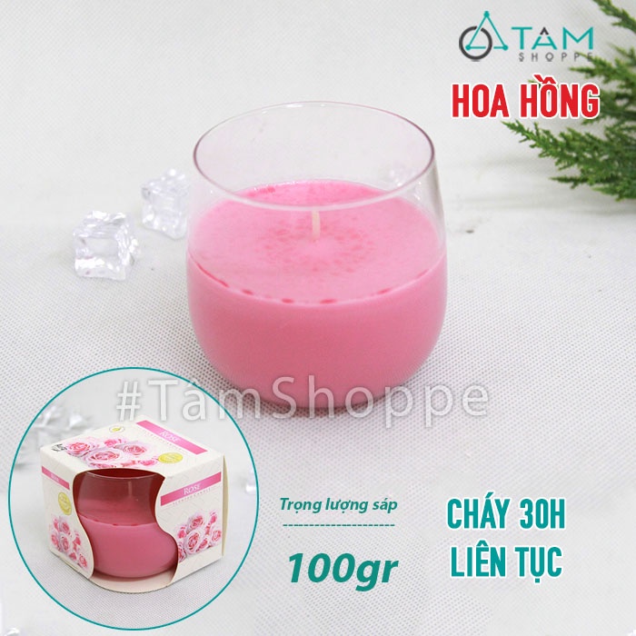 Ly nến thơm thiên nhiên hoa trái nhiệt đới NT-08