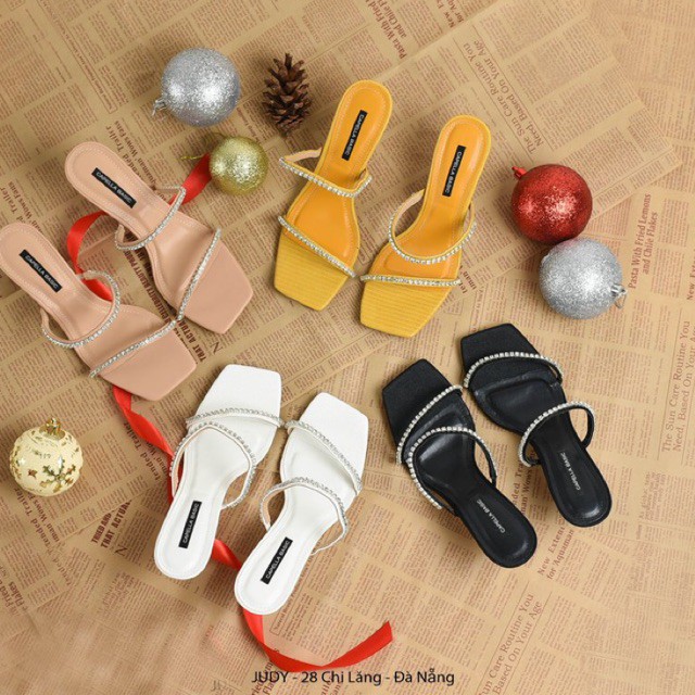 DÉP GUỐC CPL QUAI MẢNH ĐÍNH CƯỜM SANG CHẢNH CAO 7 CM HÀNG VNXK