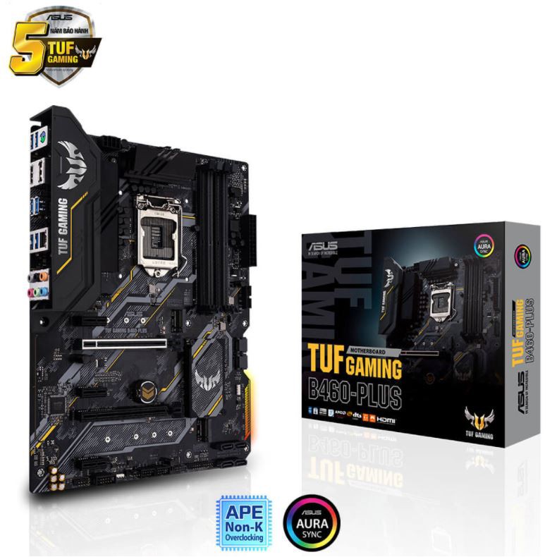 Bo mạch chủ Asus TUF GAMING B460-PLUS WIFI – Socket 1200