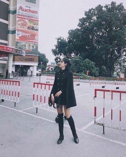 KHOÁT DẠ CAPE ĐEN DUY NHẤT | BigBuy360 - bigbuy360.vn